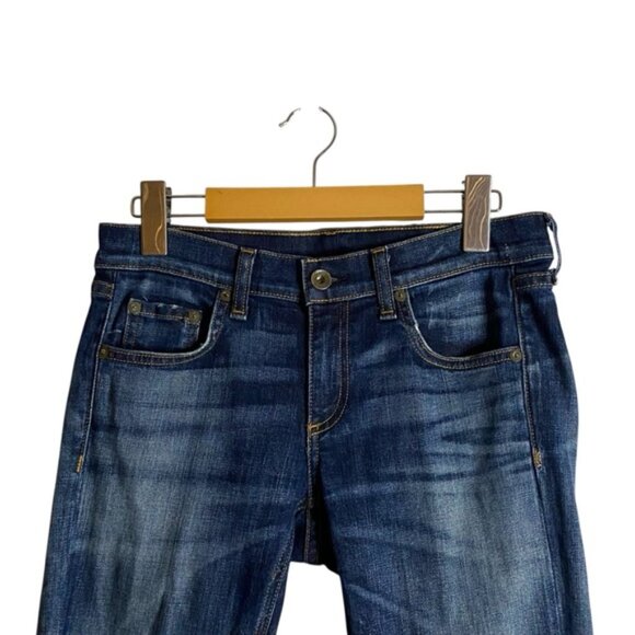 Rag & Bone Women's Dre Mid Rise Skinny Denim Jeans in Watts - Picture 2 of 11